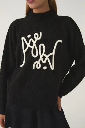 Emulate Braided Logo Knit