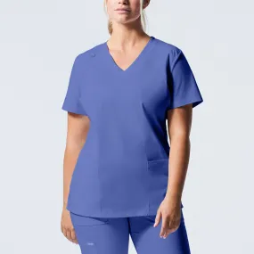 Landau ProFlex Womens 3-Pocket V-Neck Scrub Top