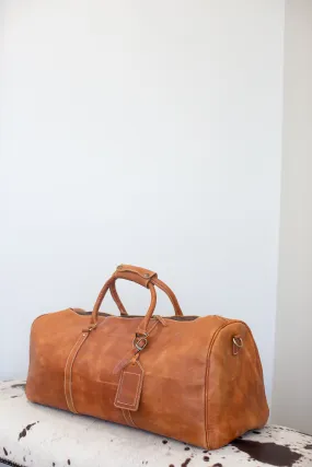 Leather Weekender Duffle