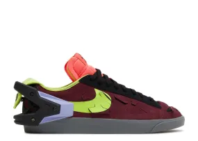 Nike Blazer Low x Acronym x Sacai 'Night Maroon'